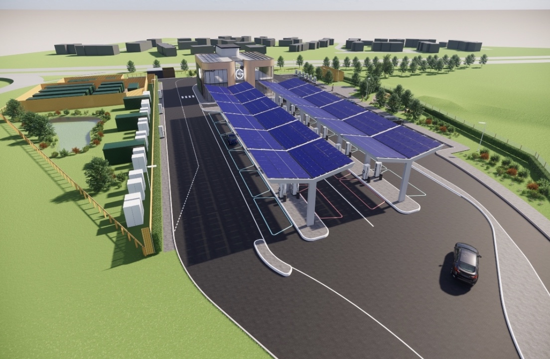 Work begins on UK's first electric charging station in Essex